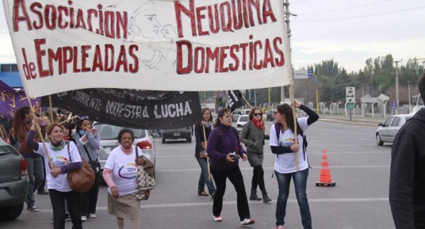 Las empleadas domésticas neuquinas… ¡Barremos con el trabajo precario!