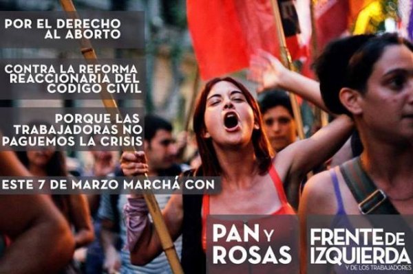 ¡Marchá con Pan y Rosas!